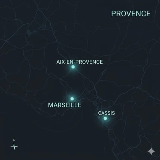 Carte de la zone de service Aix-Marseille